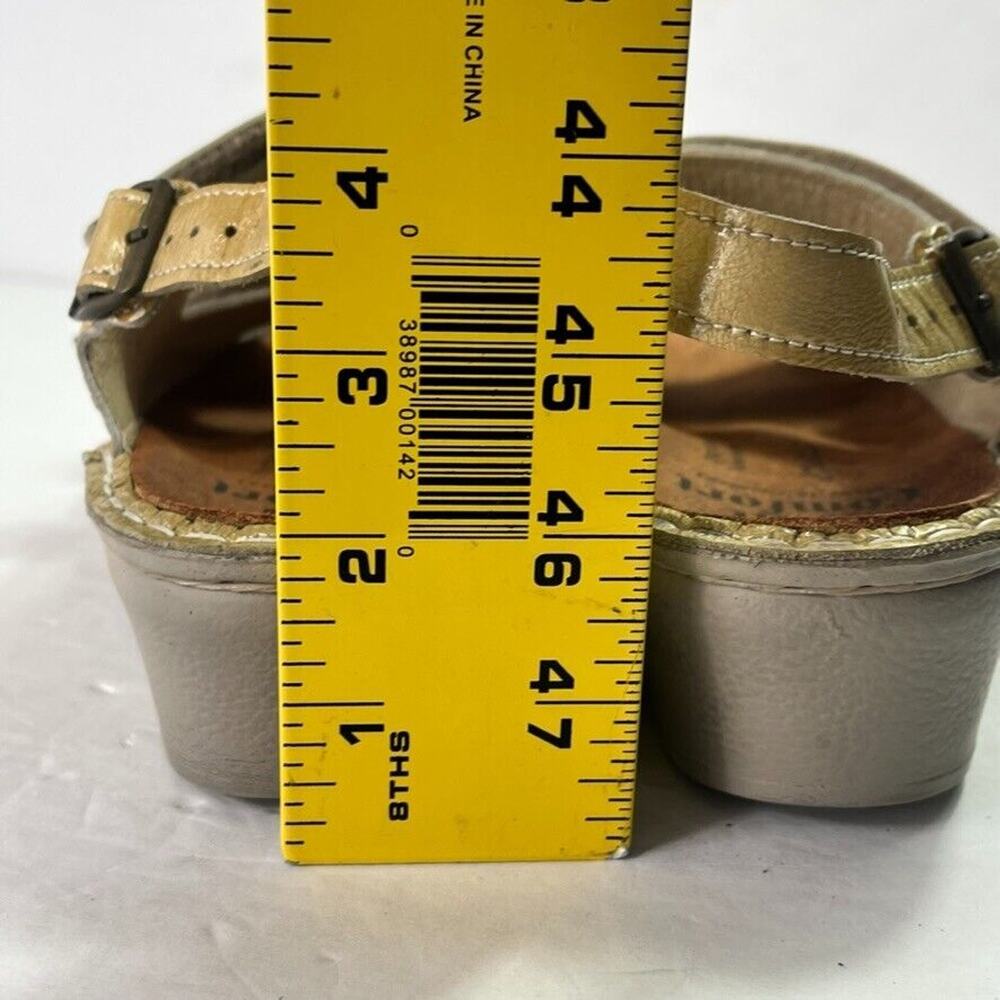 Finn Comfort Sandals Women's Size 36D 6 Jamaica Triple Strap Leather Snake Print - Picture 11 of 12